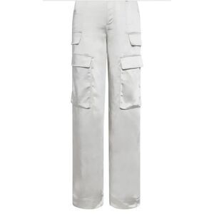 Catherine Gee Cargo Pant in Silver NWT Size 2